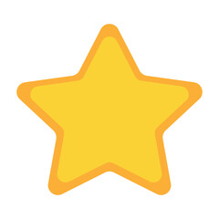 Isolated Yellow Glowing Star Elements For Game Design Web Graphics Icons Application Concept Interface Ratings Christmas Award Decoration Illustration Template 