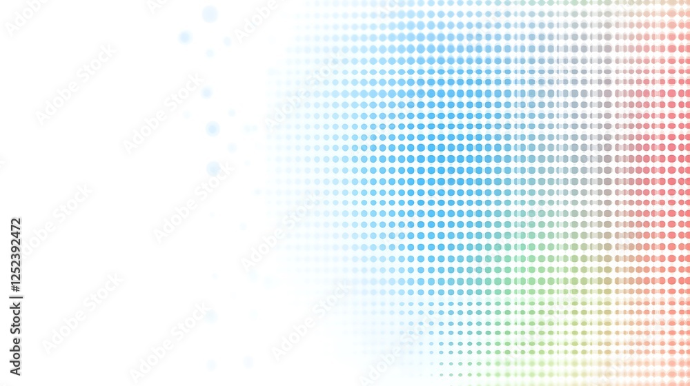 Poster abstract colorful dotted pattern design background