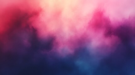 Abstract Pink Purple Blue Cloud Formation