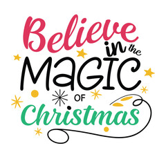 Christmas typography design