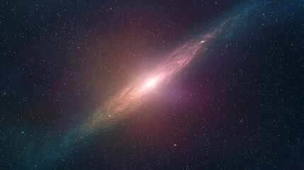 Delicate Pinkish Glow of the Zodiacal Light in the Night Sky