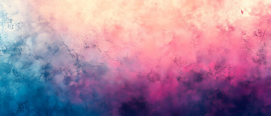 Obraz premium Colorful sky, abstract cloudscape, pastel hues