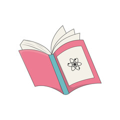 Science Book Back To School Illustration