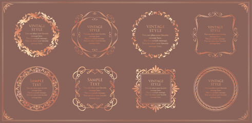 アンティークフレームセット