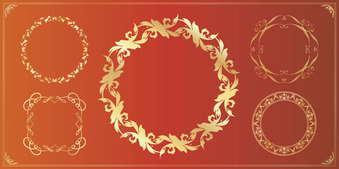 アンティークフレームセット