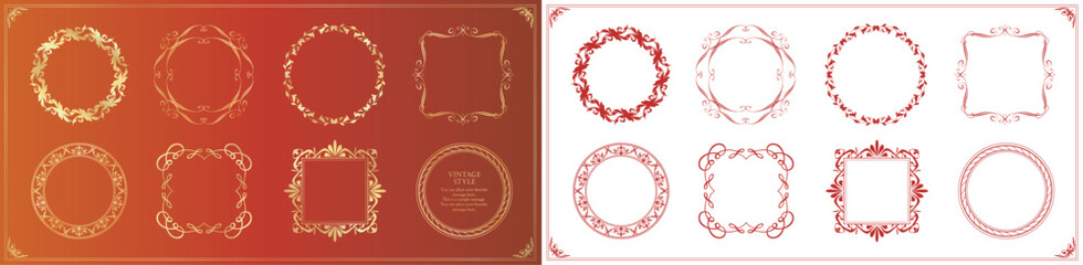 アンティークフレームセット