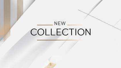 Modern Minimalist Vector Illustration Showcasing a Stylish New Collection Design With an Elegant Aesthetic. Generative AI