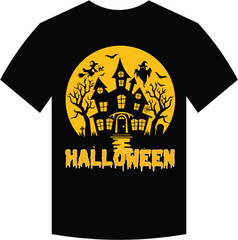 Halloween t shirt design Scary Halloween