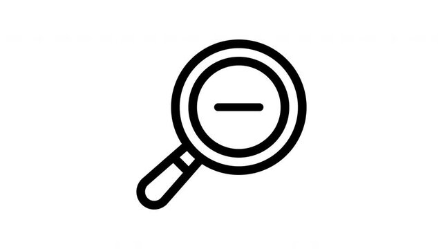 zoom animated icon