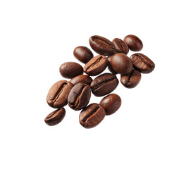 Naklejka premium coffee beans isolated on white