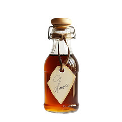 Bottle of Homemade Vanilla Syrup