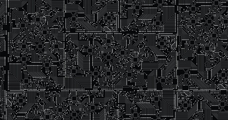 Circuit technology background stock illustration. Abstract digital background with technology circuit board texture. Electronic motherboard illustration. 