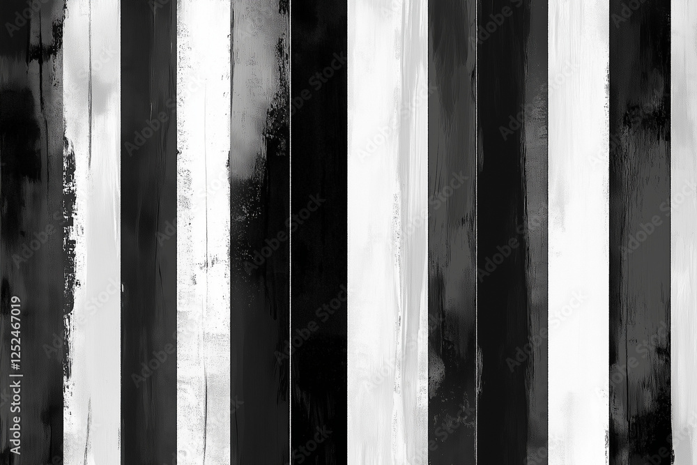 Poster black and white seamless stripe pattern with linear abstract texture – geometric background for flye