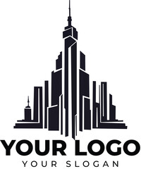 Obraz premium Real Estate Logo. Luxury Logo. Construction Architecture Building Logo Design Template Element 