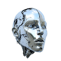 Detailed Android Face with a Realistic Human Appearance