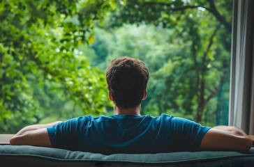 Relaxing with Nature &ndash; A Moment of Peace and Reflection