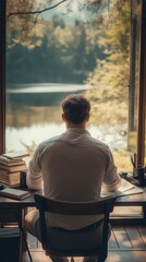 Tranquil Writing Retreat &ndash; A Peaceful Lakeside Workspace