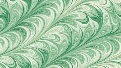 Abstract Green Marble Swirl Composition of Curving Lines and Organic Forms, digital art, nature inspired, texture Abstract art, Marble texture