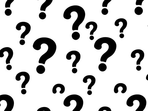 question mark seamless pattern