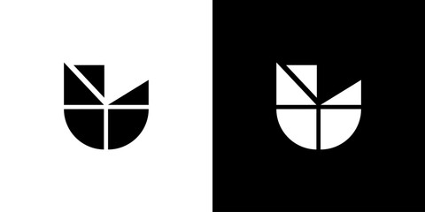 Letter U icon logo business logotype abstract isolated © svsetyo