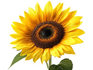 Obraz premium sunflower isolated on white background