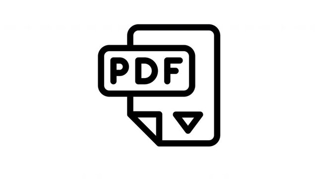 pdf animated icon
