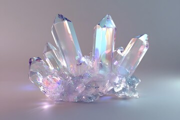 Stunning Iridescent Crystal Cluster