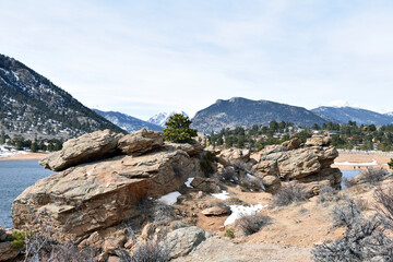 rock structure Estes Park Colorado 