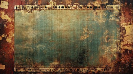 Fototapeta premium Distressed Grunge Texture Background with Rust Effect and Weathered Surface