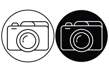 Camera icon set. Photo Camera Icon. Vector illustration 