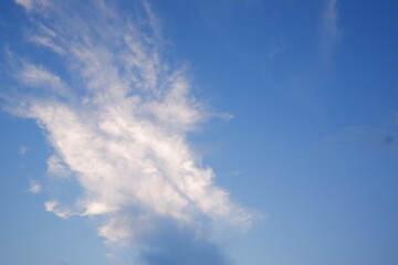 blue sky and clouds