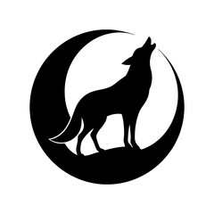 Obraz premium wolf black and white