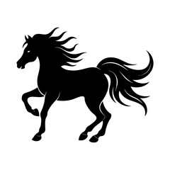 Obraz premium horse silhouette vector