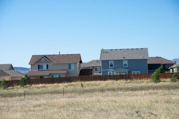 neighborhood in the rocky mountains