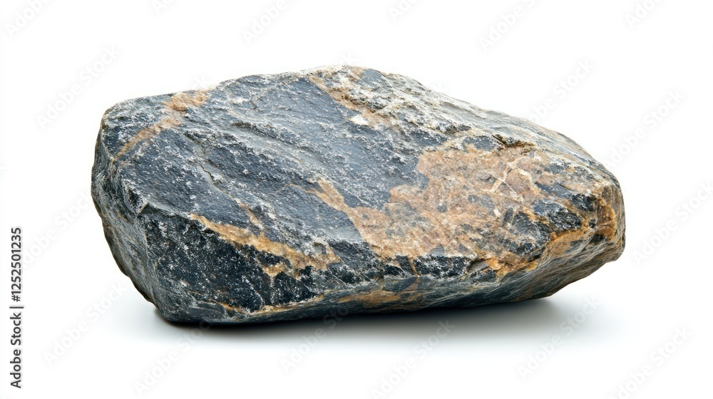 Poster striking close-up of a unique boulder showcasing intricate textures and patterns