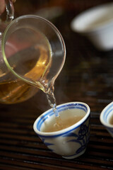 cup of tea and teapot