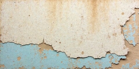 Obraz premium Textured Wall Surface with Peeling Paint Reveals Underlying Layers of Color and Time