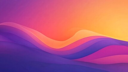 Abstract Colorful Waves Gradient Background Design