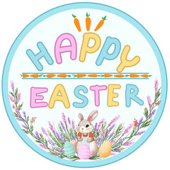 Fototapeta premium happy easter card