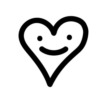 Heart Smile White