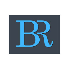 Web line modern color full letter logo design