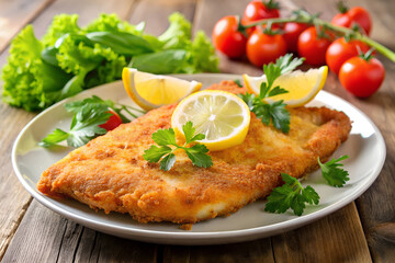 Fried fish fillet image