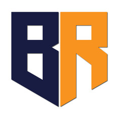 Web line modern color full letter logo design