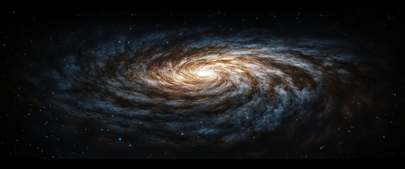 A beautiful galaxy in the universe, full of stars, the Milky Way, outer space, space background, cinematic.