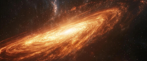 A beautiful galaxy in the universe, full of stars, the Milky Way, outer space, space background, cinematic.