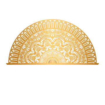 Flower Luxury mandala background with golden arabesque pattern Arabic Islamic east style. Ramadan Style Decorative mandala. Mandala for print, poster, cover, brochure, flyer, banner