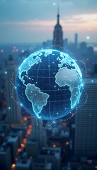 network background connected concept concept internet communication nodes city world global worldwide technology connection earth network technology connectivity technology telecom global cyberspace