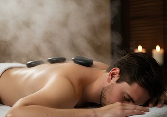 Hot Stone Massage with Steam