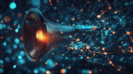 Digital Megaphone Broadcasting Network Connection