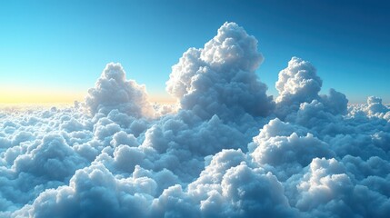 clouds in the sky isolated on white background